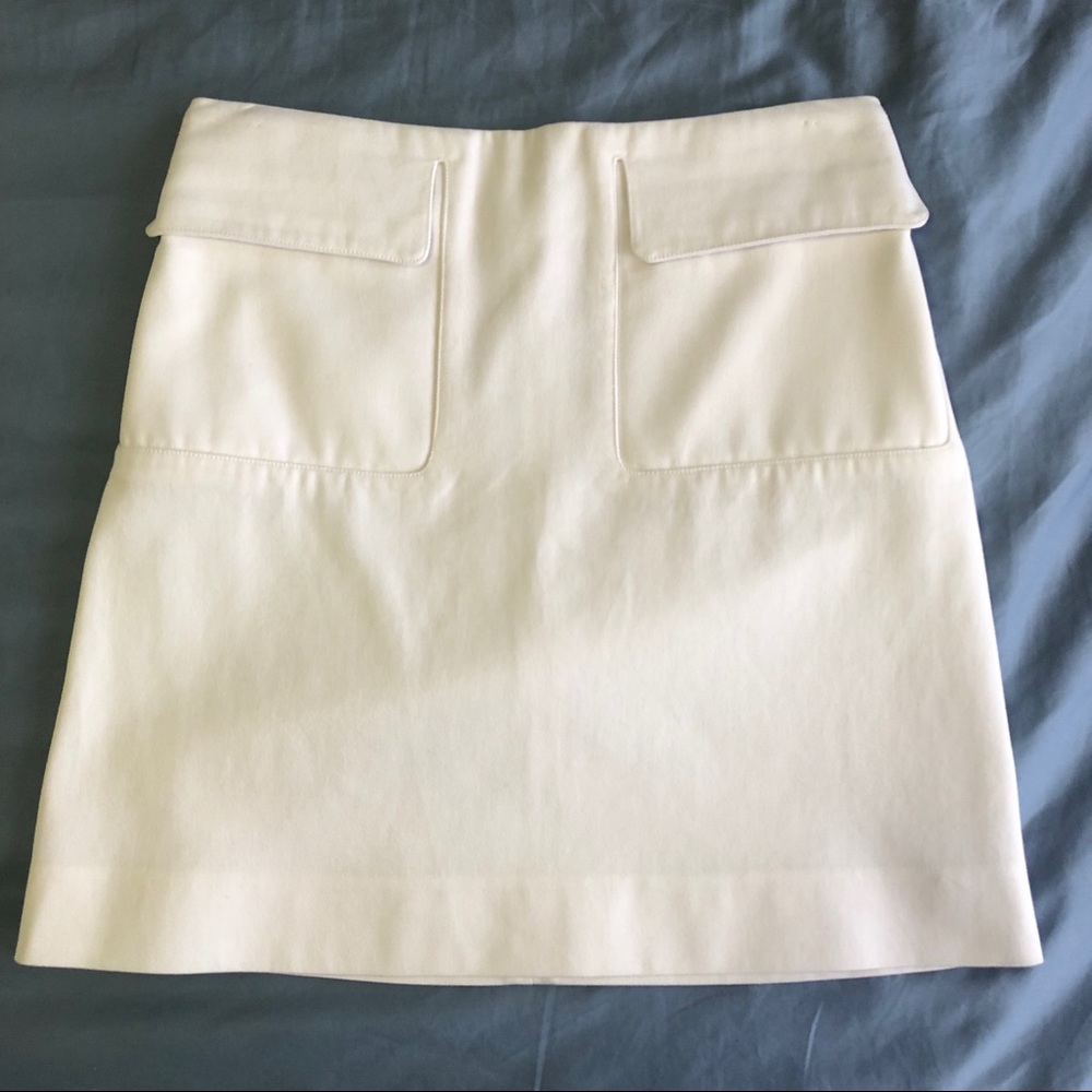 Céline White Pencil Skirt FR 36 US 4 ($650)